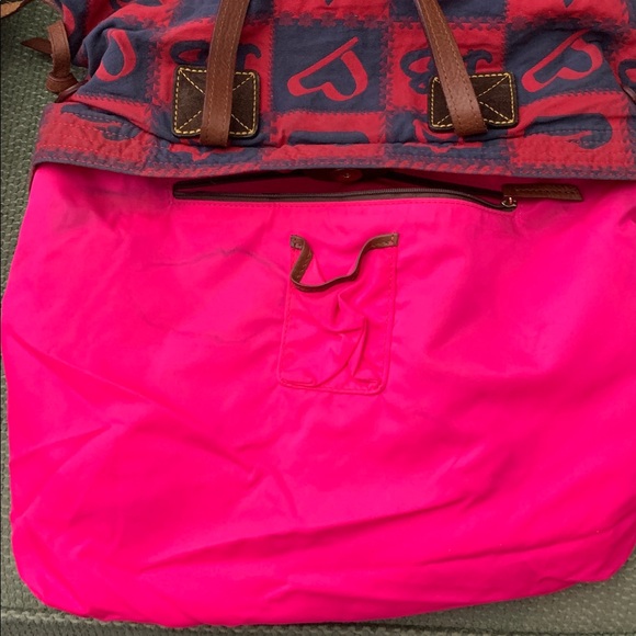 Vintage Dooney and Burke Canvas with Leather Trim - Picture 13 of 15